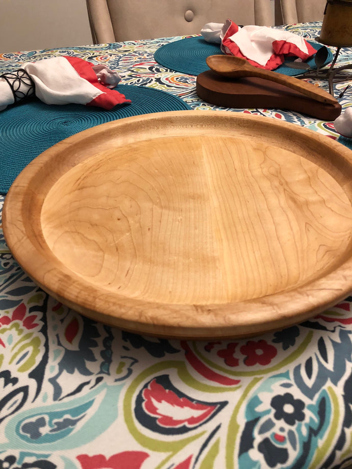 Large wood Maple dish made in West Virginia