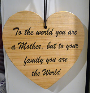 Handmade customized Maple wood hanging cutting board for Mother's Day.  Made in West Virgina