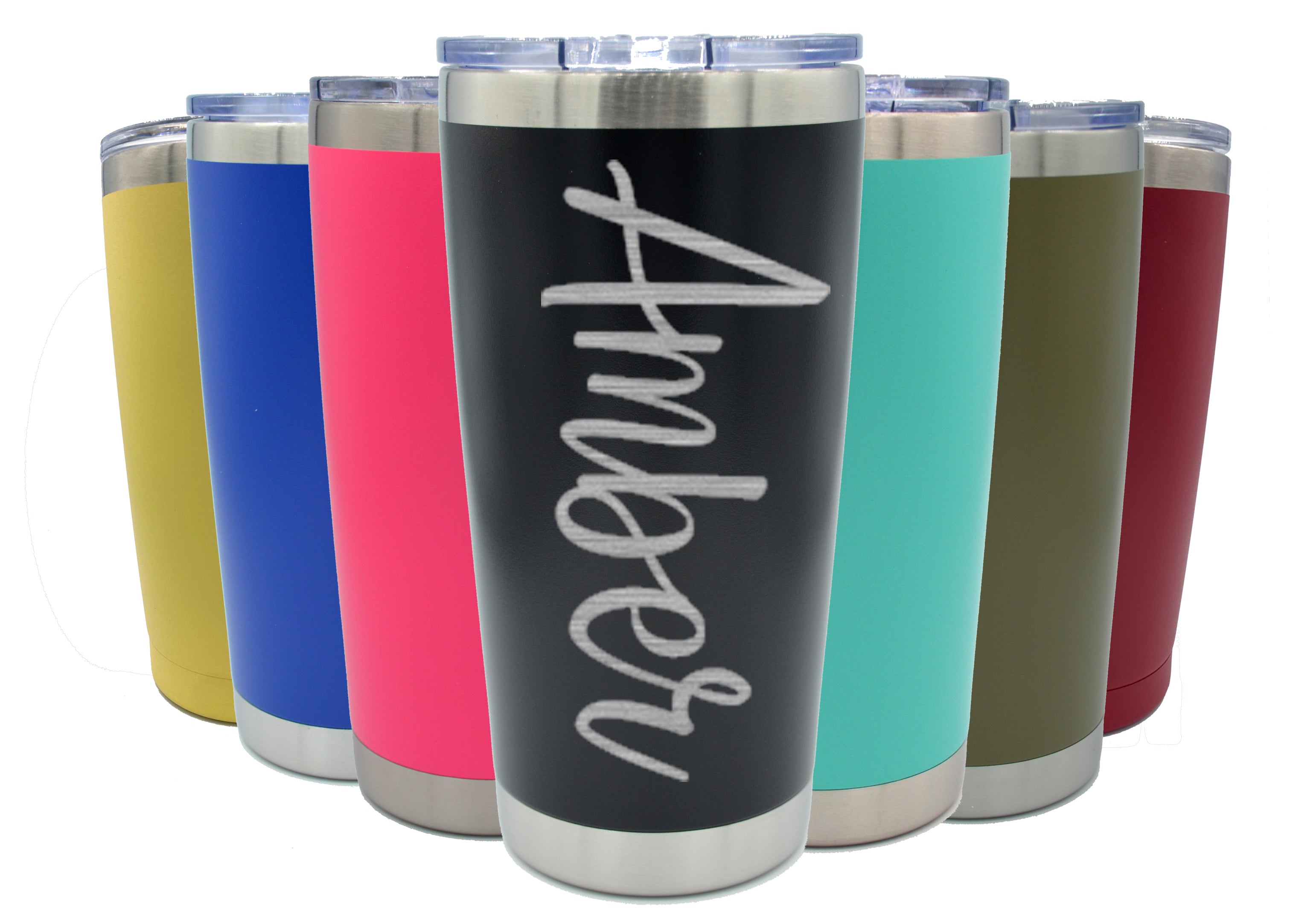 20 Oz Personalized Tumbler - Script Font