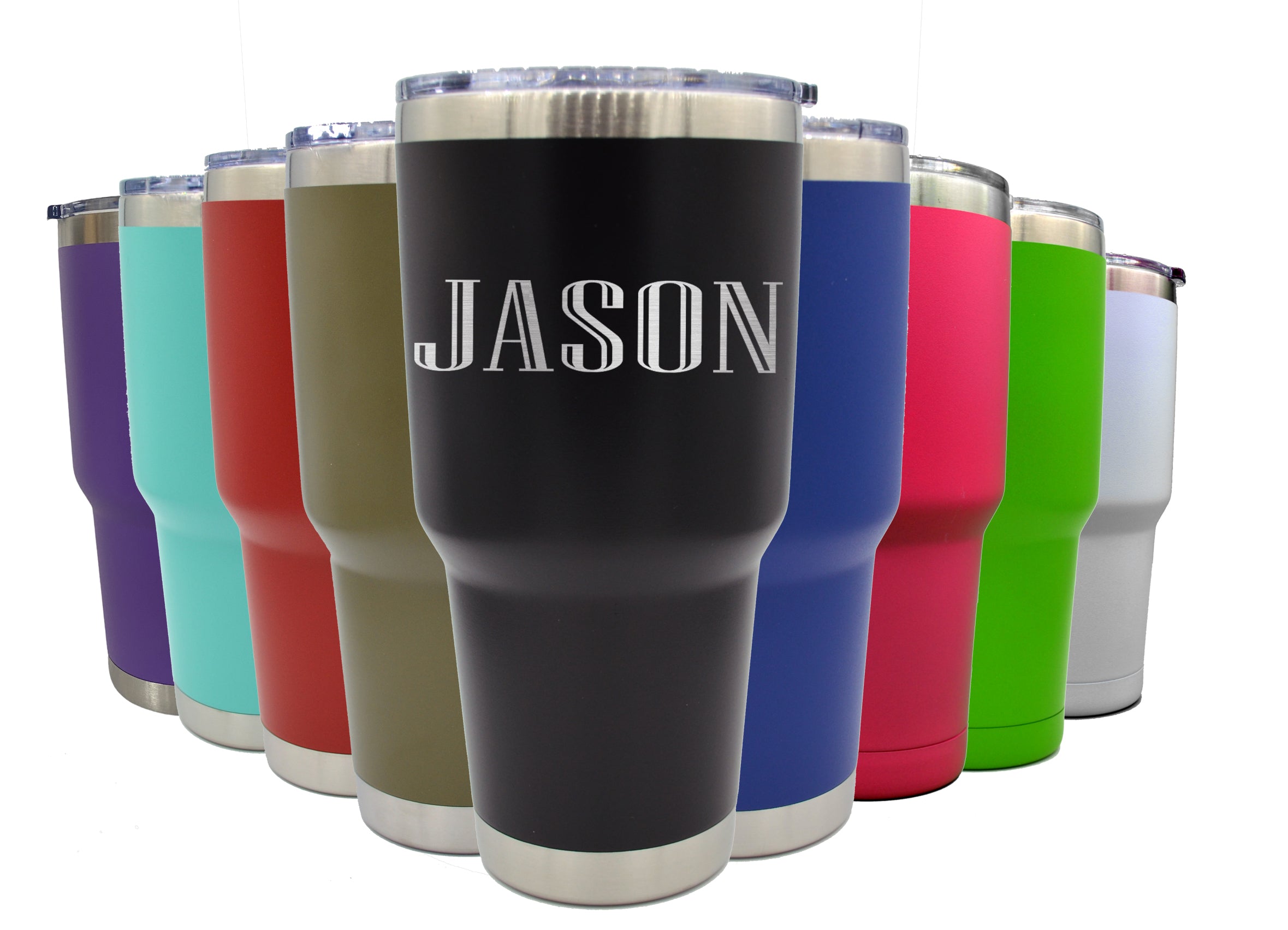 30 Oz Personalized Tumbler - Imprint Font
