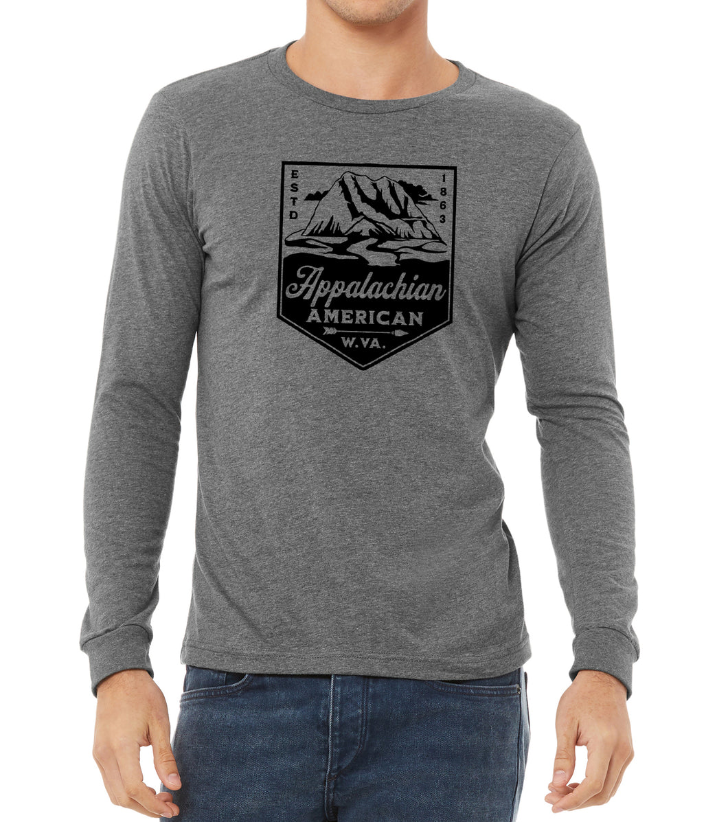 Appalachian American Adult Long Sleeve T Shirt - Unisex
