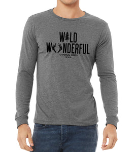 Wild and Wonderful Adult Long Sleeve T Shirt - Unisex