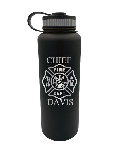 Firefighter Insulated Water Bottle 40 Oz