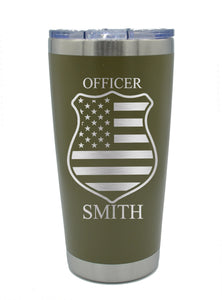 Police Officer Insulated Tumbler 20 Oz
