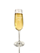 Engraved Divorced AF Champagne Flute Glass