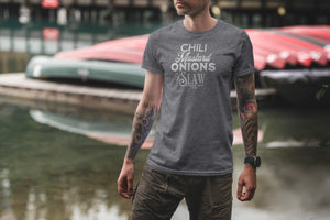 WV Hot Dog Recipe - CHILI - Adult T Shirt - Unisex
