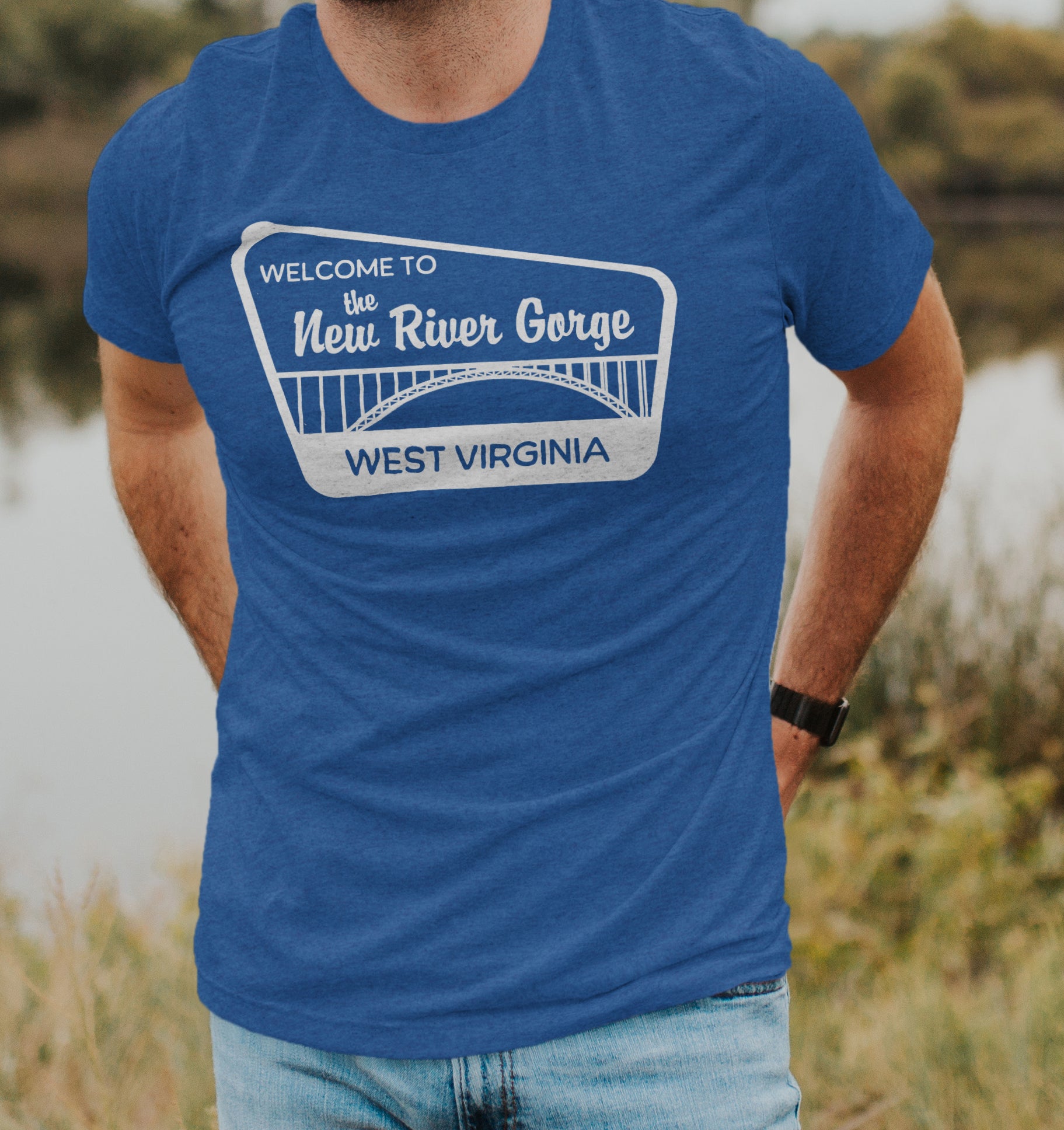 New River Gorge Bridge Adult T Shirt - Unisex