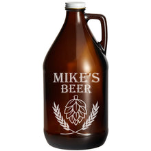 Personalized Engraved Beer Growler - 64 oz