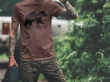 WV Landscape Bear Adult T Shirt - Unisex