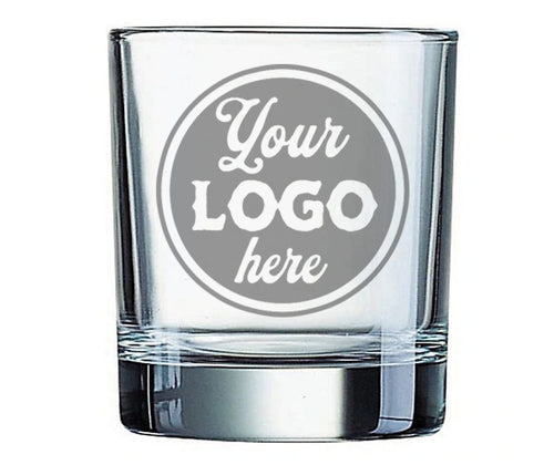 Copy of Design Your Own Rocks Glass - Your Logo Here