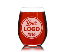 Design Your Own Stemless Wine Glass - Your Logo Here