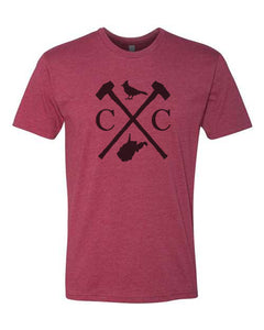 Cardinal Creek Cross Axe WV T-Shirt