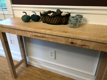 Wood Hall Table
