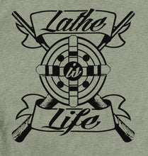 Lathe is Life Woodworking T-shirt