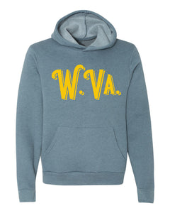 Vintage W.Va.  Adult Hooded Sweatshirt - Unisex